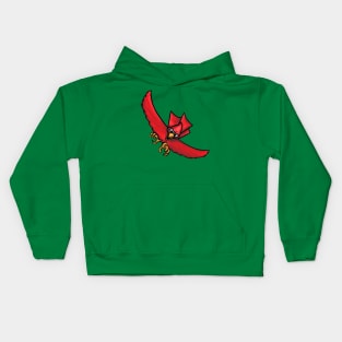 Colorful Cartoon Bird 6 Kids Hoodie